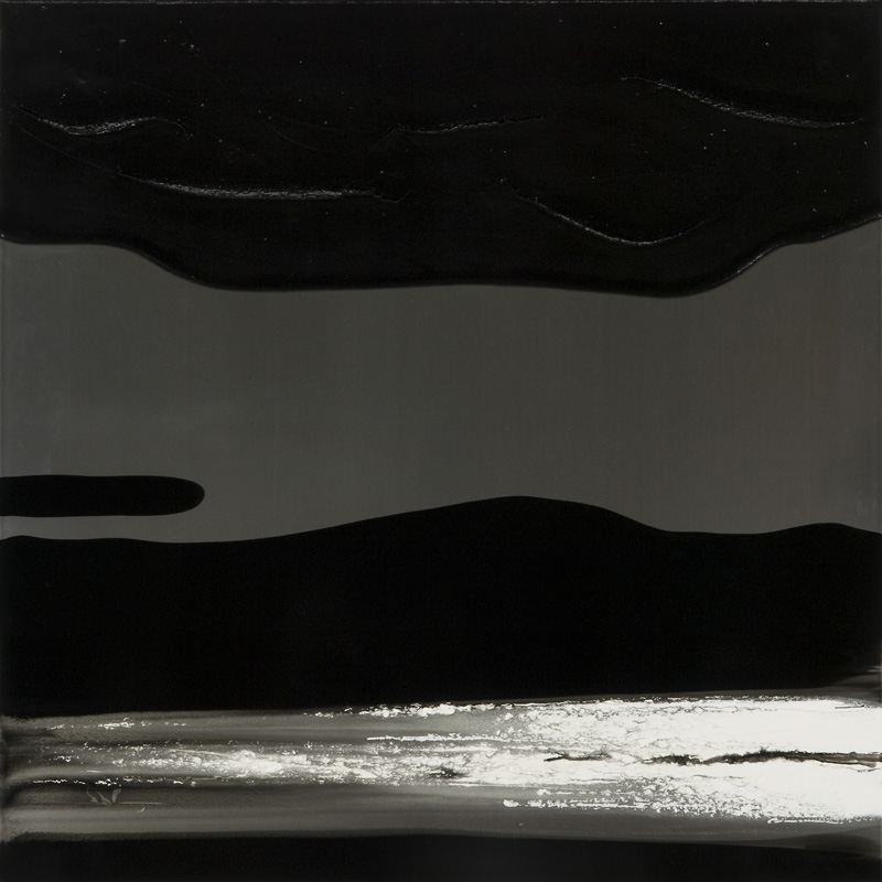 Ilppo Alho, 2009 — Day 7 — akryyli- ja alkydiv�ri ter�kselle — 100 x 100 (cm)