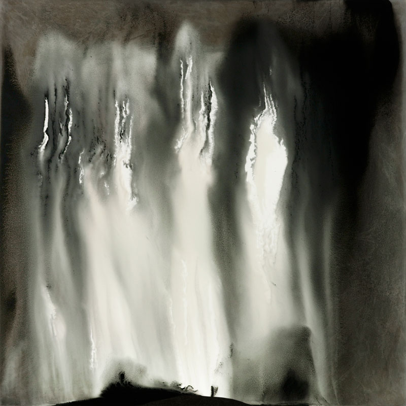 Ilppo Alho, 2015 — Strange Weather VI — alkydiv�ri ja ter�kselle — 100 x 100 (cm)